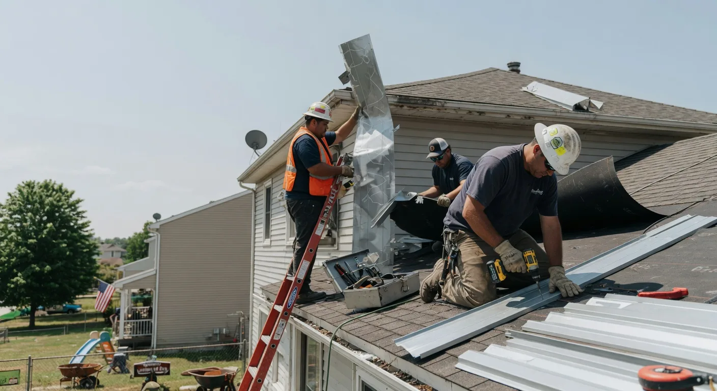 Storm Damage Metal Roof Repair in Fort Fairfield, ME